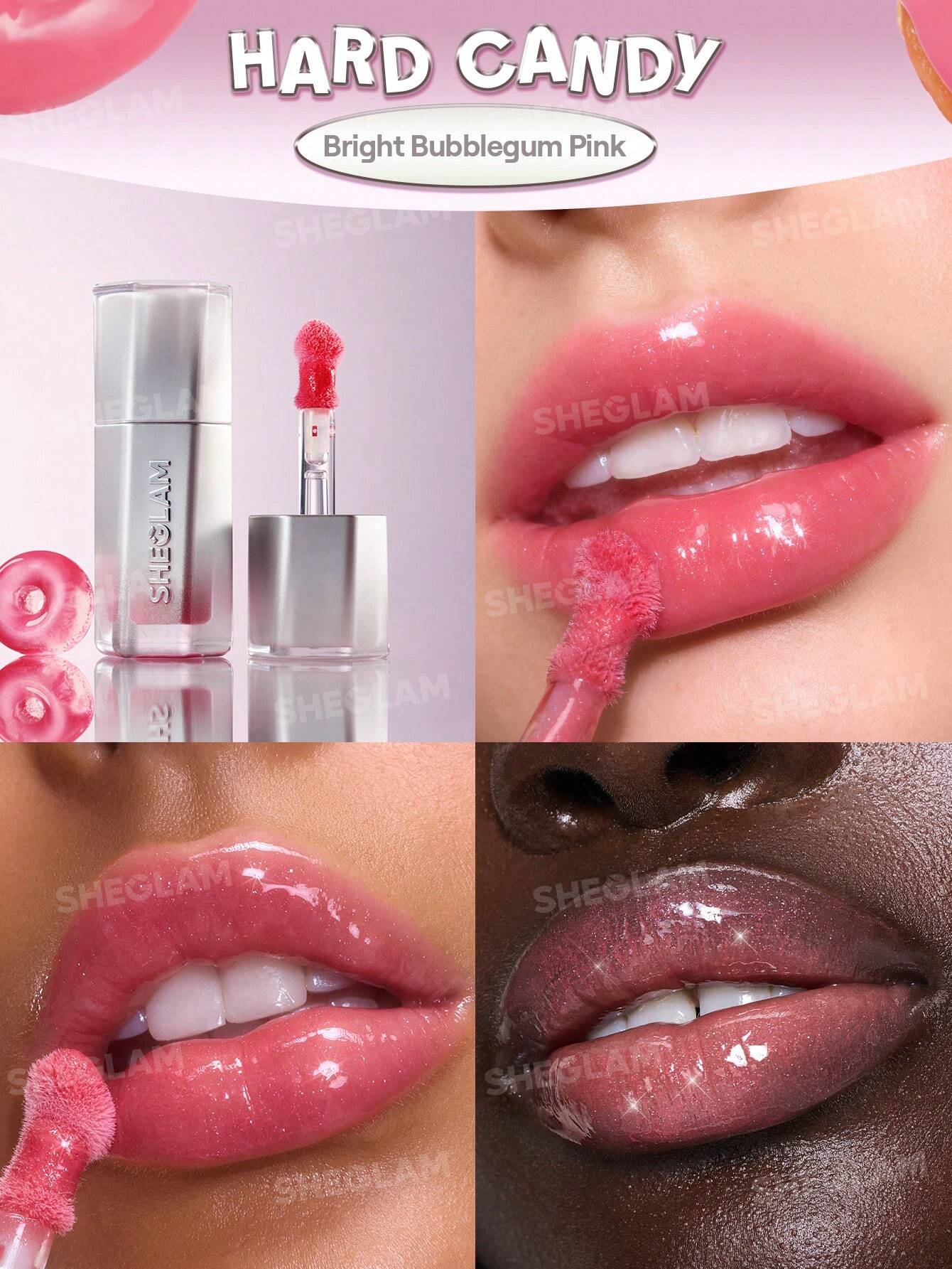 SheGlam Glass Lock Air Gloss | Hard Candy
