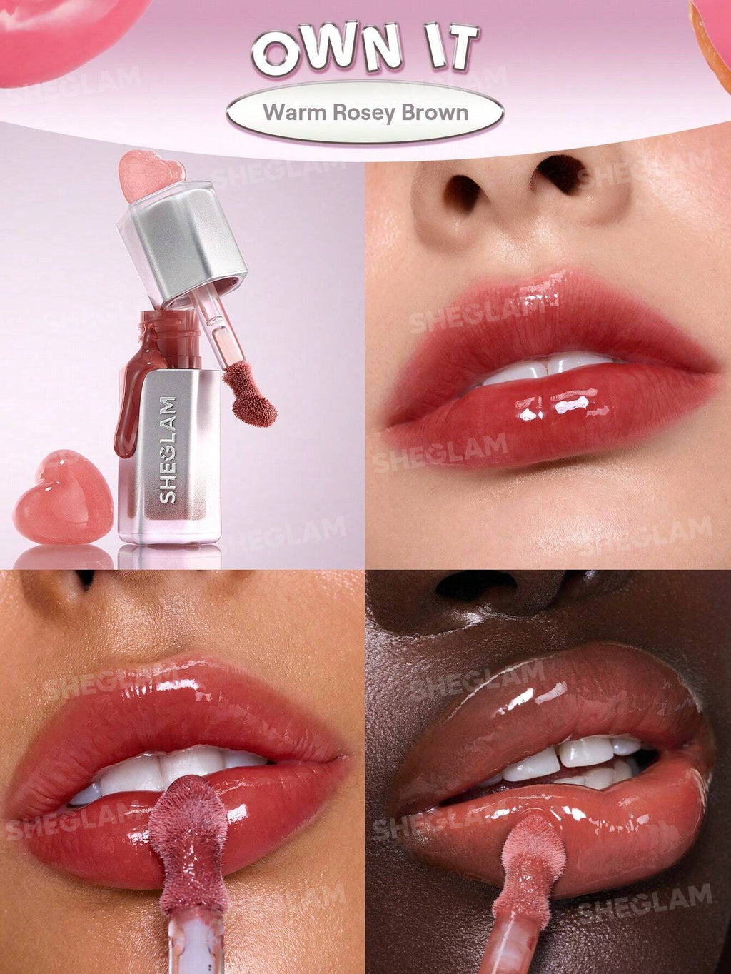 SheGlam Glass Lock Air Gloss | Own It
