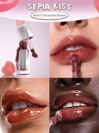 SheGlam Glass Lock Air Gloss | Sepia Kiss