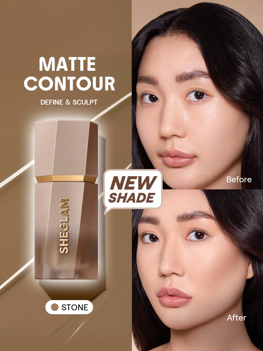 SheGlam Sun Sculpt Liquid Contour | Stone