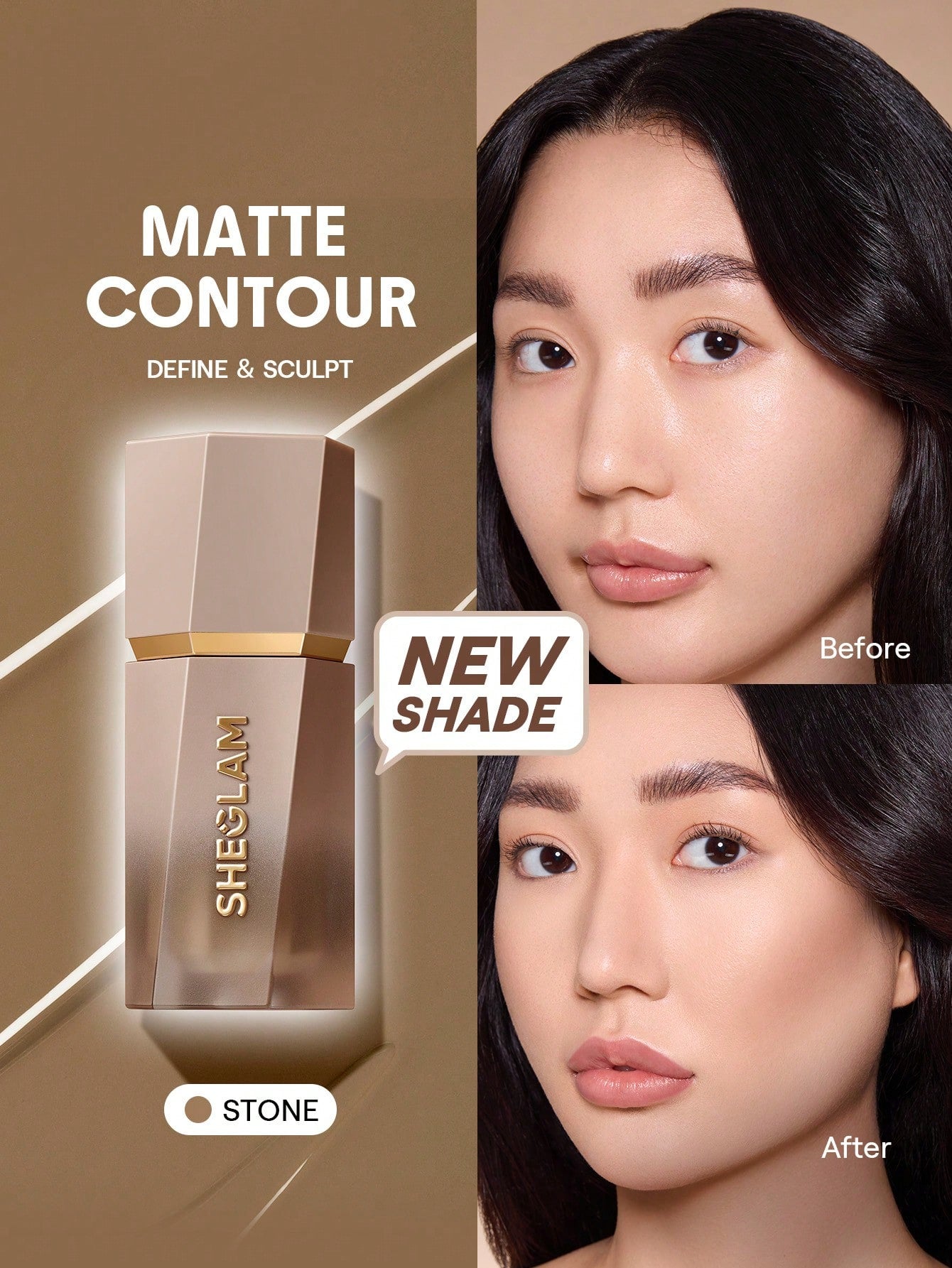 SheGlam Sun Sculpt Liquid Contour | Stone