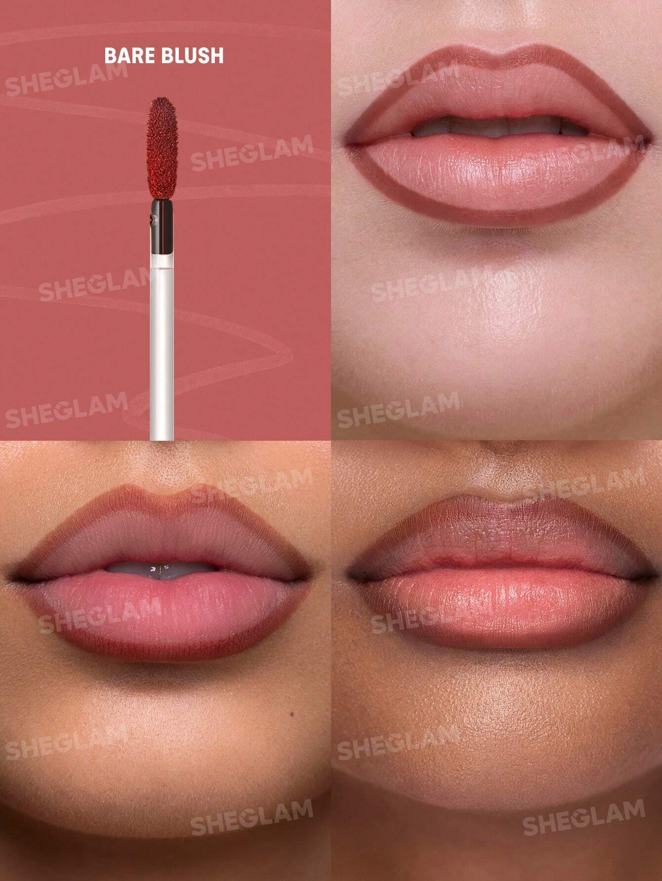 SheGlam Fall In Line Peel Off Lip Liner Stain | Bare Blush