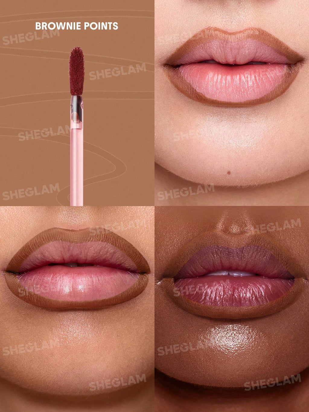 SheGlam Fall In Line Peel Off Lip Liner Stain | Brownie Points