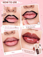 SheGlam Fall In Line Peel Off Lip Liner Stain | Mauvelous
