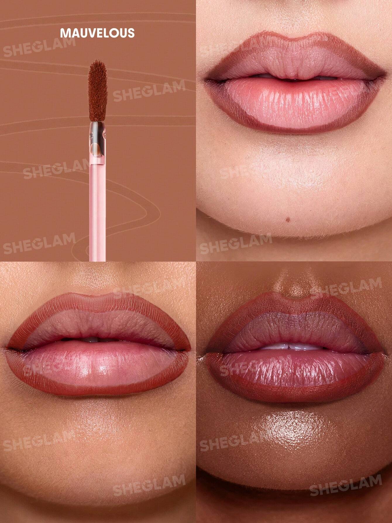 SheGlam Fall In Line Peel Off Lip Liner Stain | Mauvelous