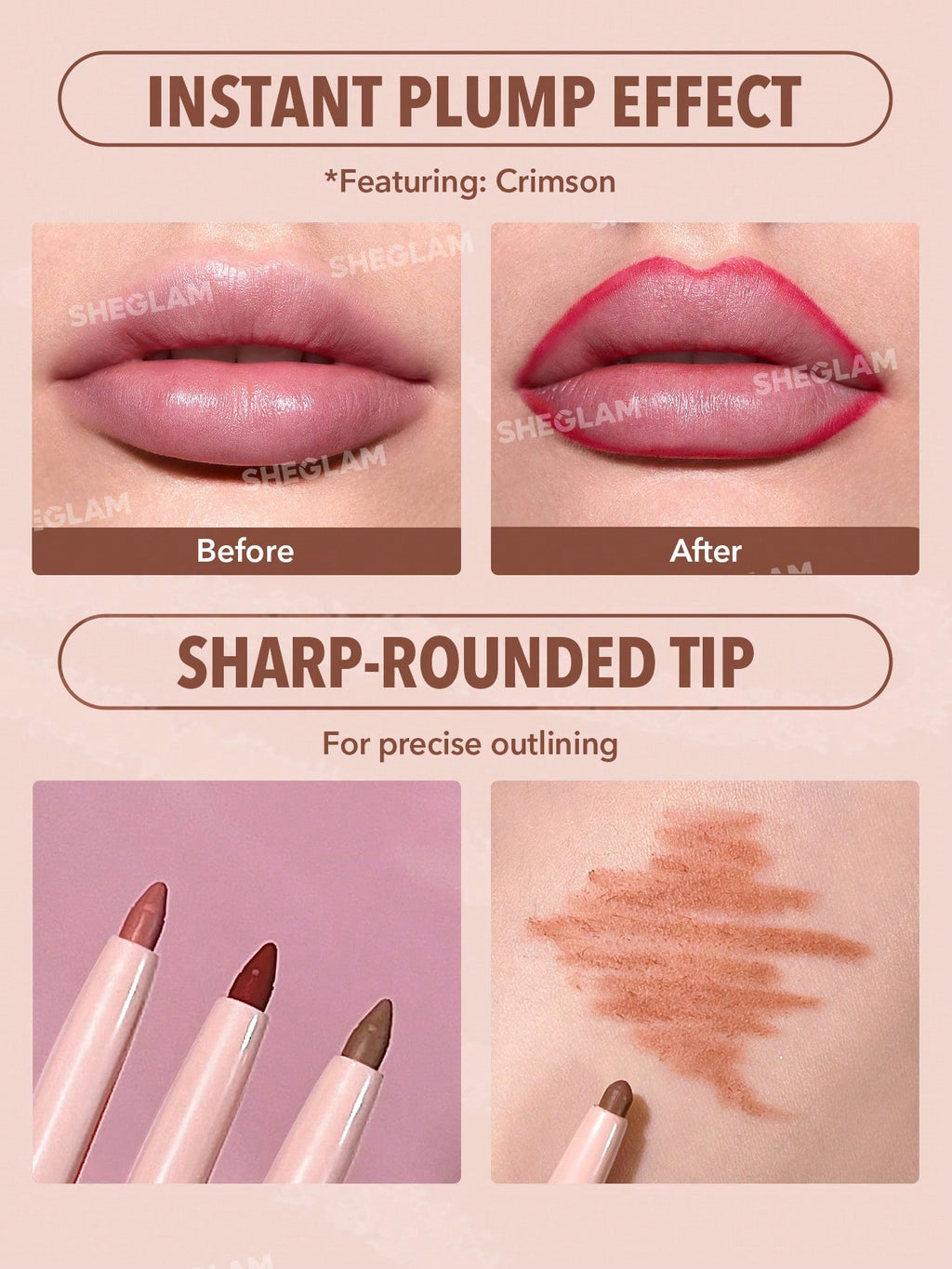 SheGlam So Lippy Lip Liner | Toasted