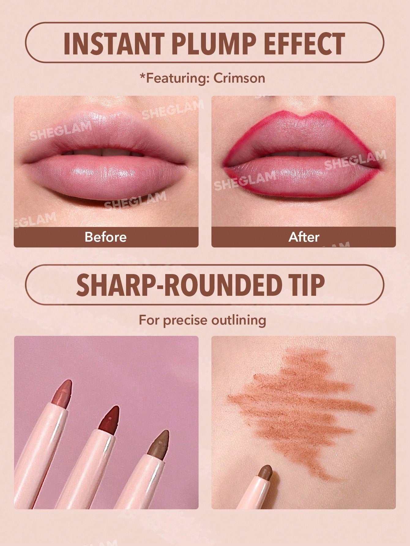 SheGlam So Lippy Lip Liner | Neutral