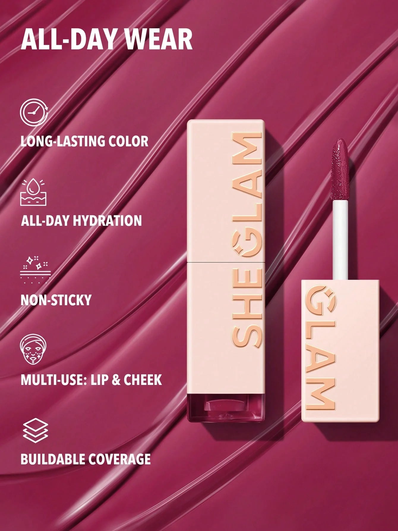 SheGlam Take A Hint Lip Tint | Cheeky