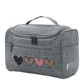 Trendy & Cool Multi-compartment Toiletry Makeup Bag | Grey