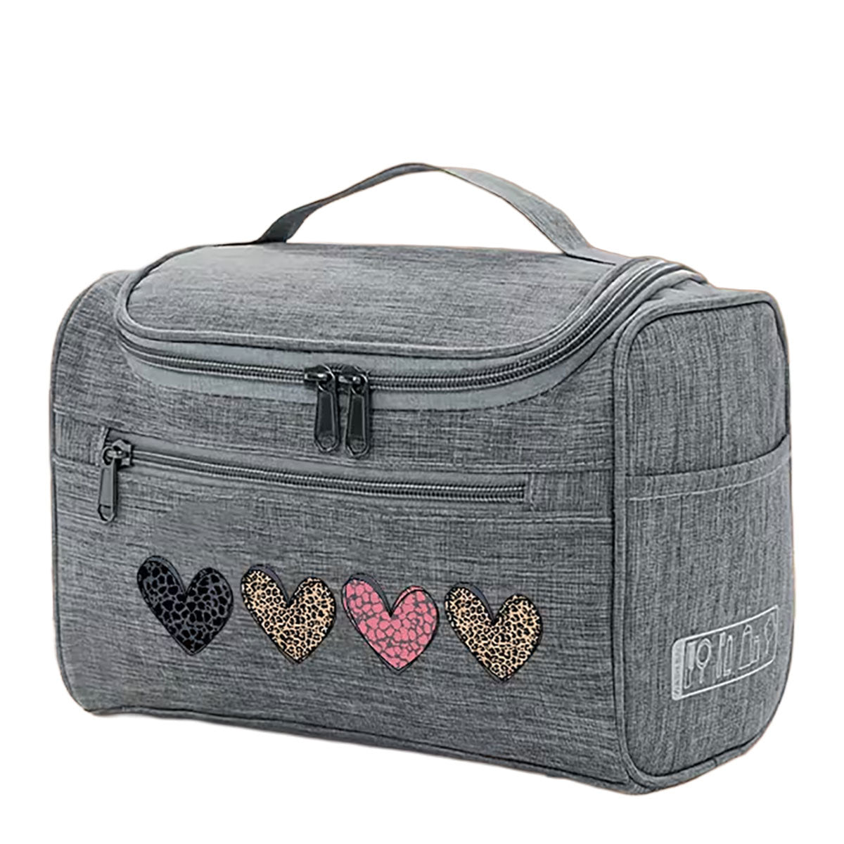 Trendy & Cool Multi-compartment Toiletry Makeup Bag | Grey