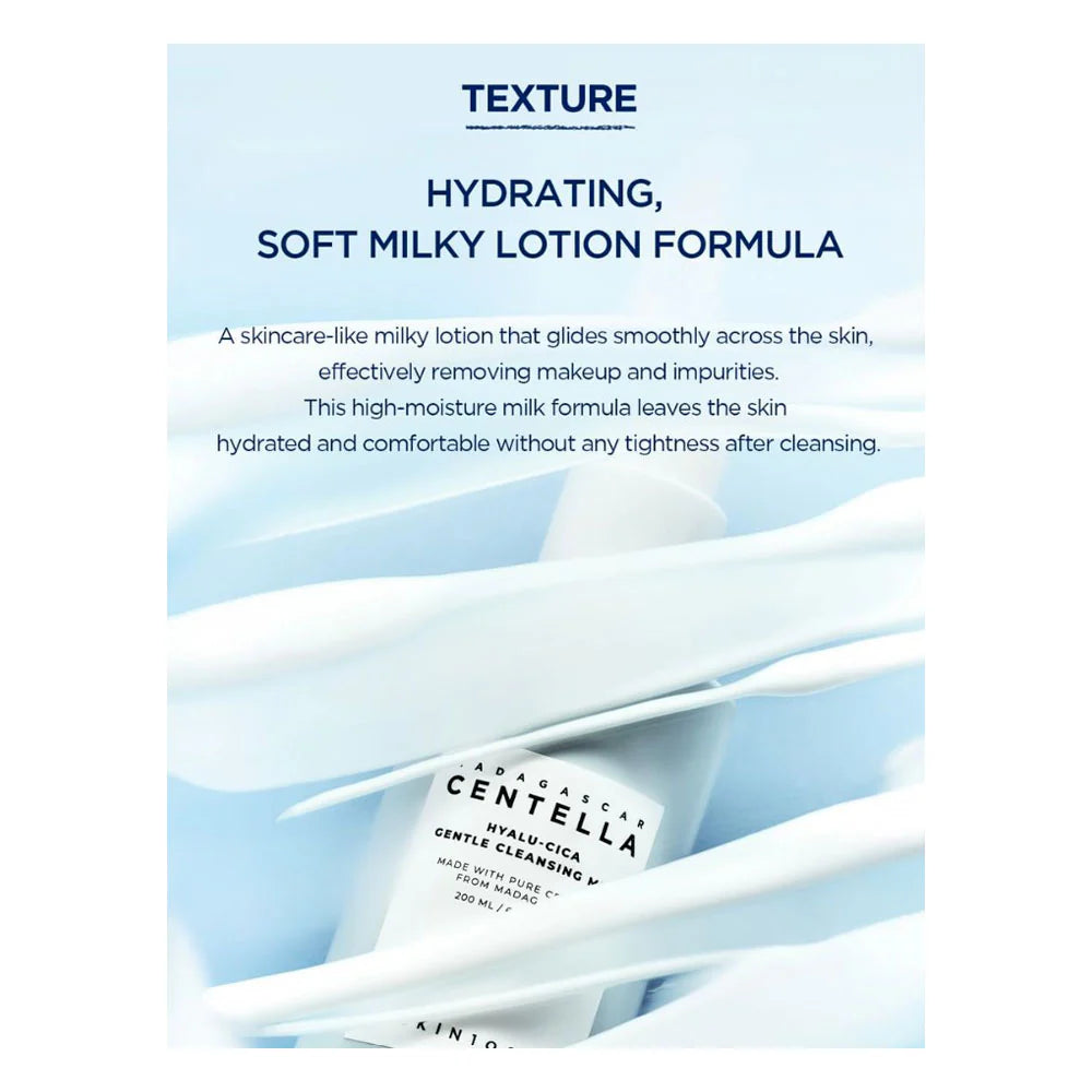 Skin1004 Madagascar Centella Hyalu-Cica Gentle Cleansing Milk 200 ml
