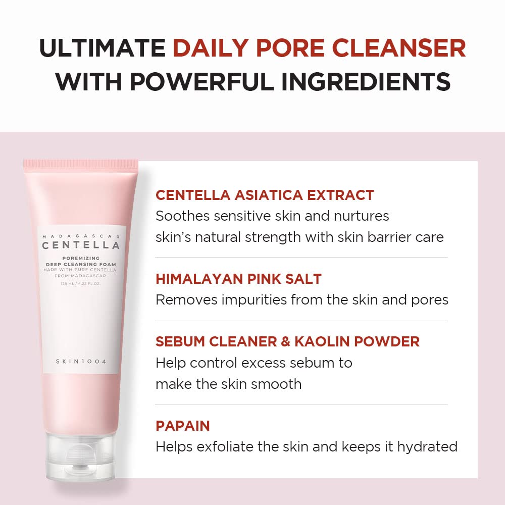 Skin1004 Madagascar Centella Poremizing Deep Cleansing Foam 125 ml