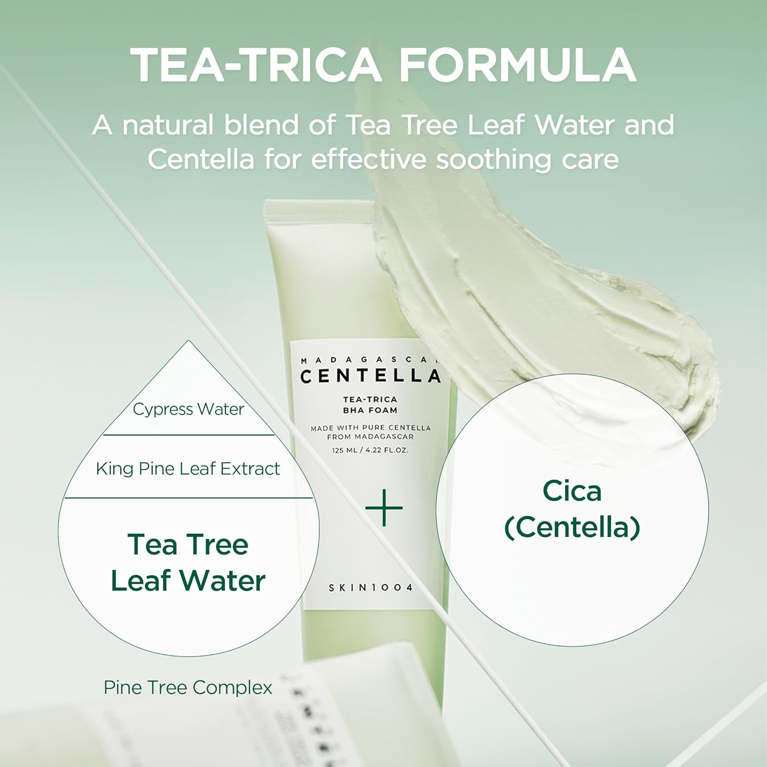 Skin1004 Madagascar Centella Tea-Trica BFA Foam 125 ml