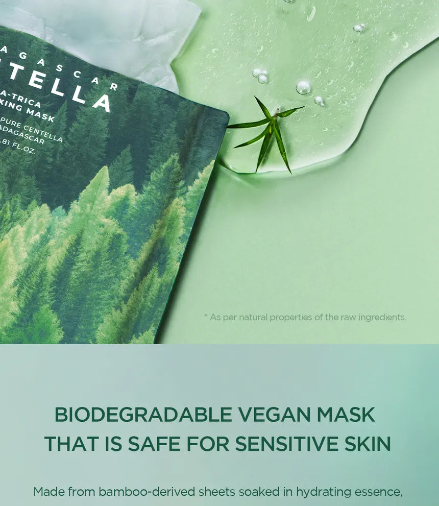 Skin1004 Madagascar Centella Tea-Trica Relaxing Mask (5ea)