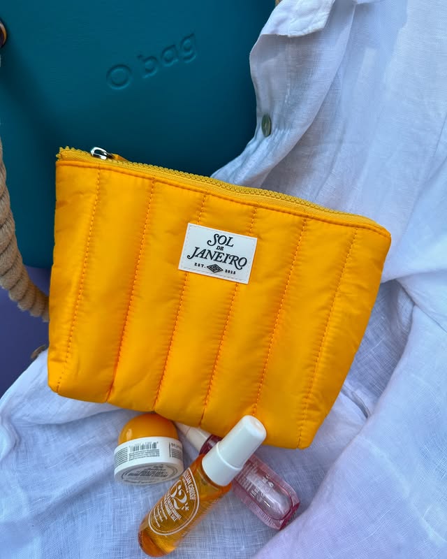 Sol de Janeiro Puffy Quilted Travel Pouch