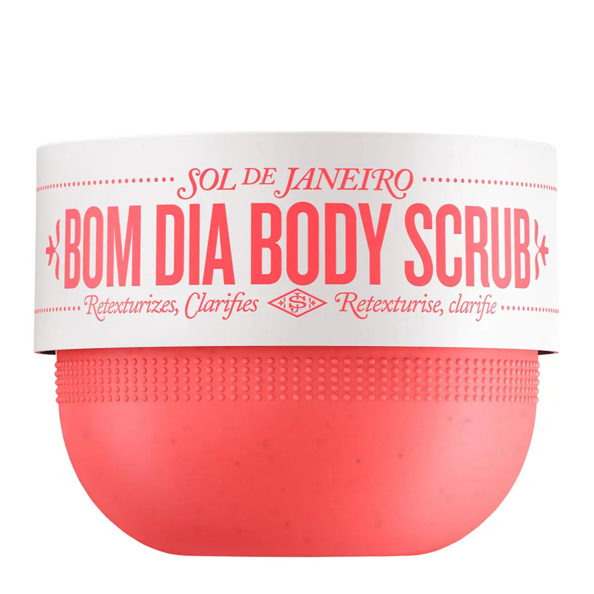 Sol de Janeiro Bom Dia Body Scrub 10% AHA BHA Resurfacing Complex + Crushed Maracujá Seeds 220 g
