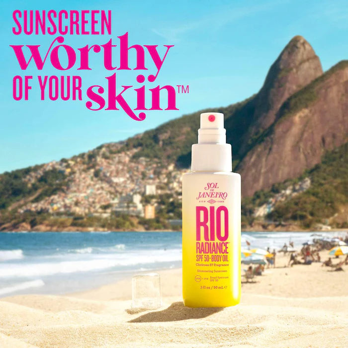 Sol de Janeiro Rio Radiance SPF 50 Body Oil Shimmering Sunscreen 3 oz / 90 ml