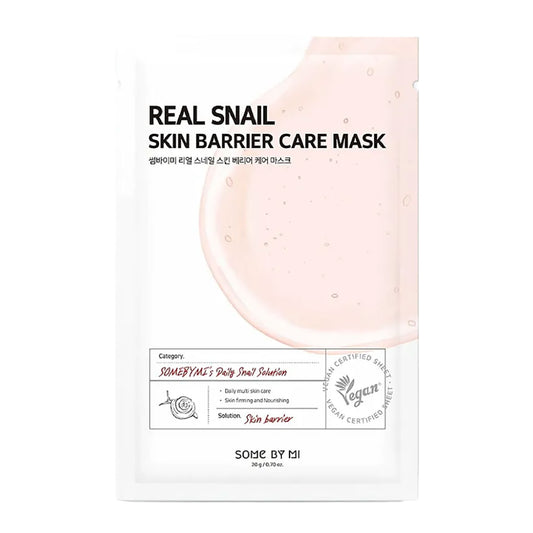 Some By Mi Real Snail Skin Barrier Care Mask (1ea)
