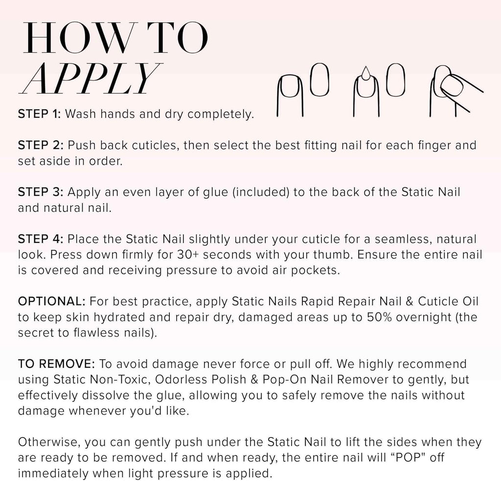 Static Nails Reusable Pop-On Manicure | Vamp Square