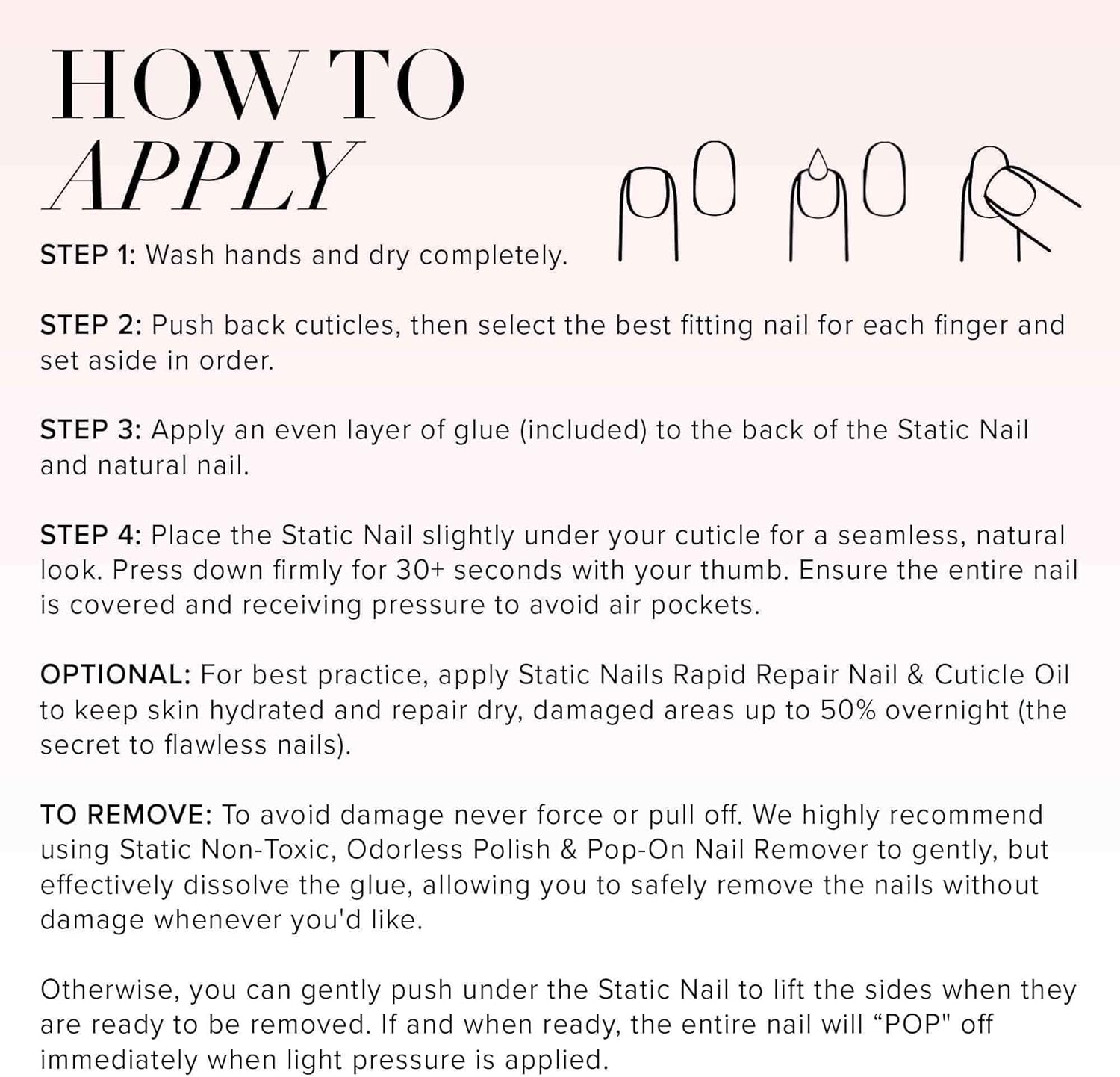 Static Nails Reusable Pop-On Manicure | Vamp Square