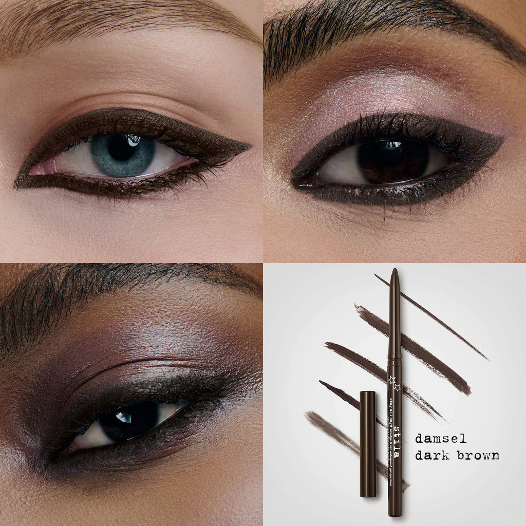 Stila Stay All Day® Smudge & Set Waterproof Gel Eye Liner | Damsel Dark Brown