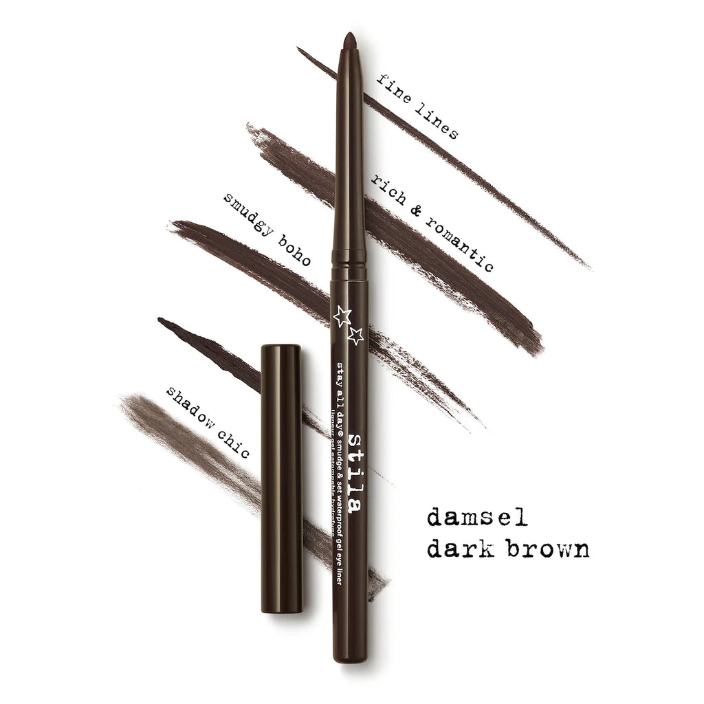 Stila Stay All Day® Smudge & Set Waterproof Gel Eye Liner | Damsel Dark Brown