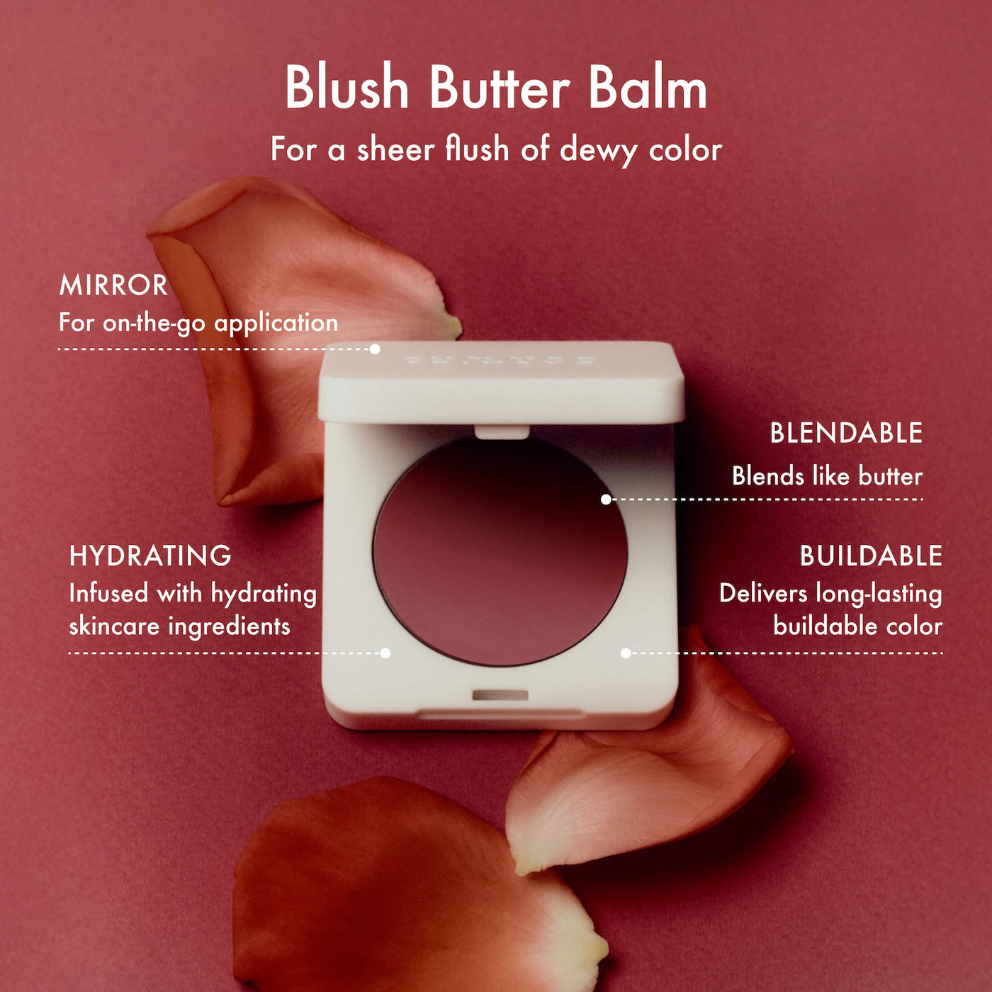 Summer Fridays Blush Butter Balm Hydrating Cream Blush | Dusty Rose