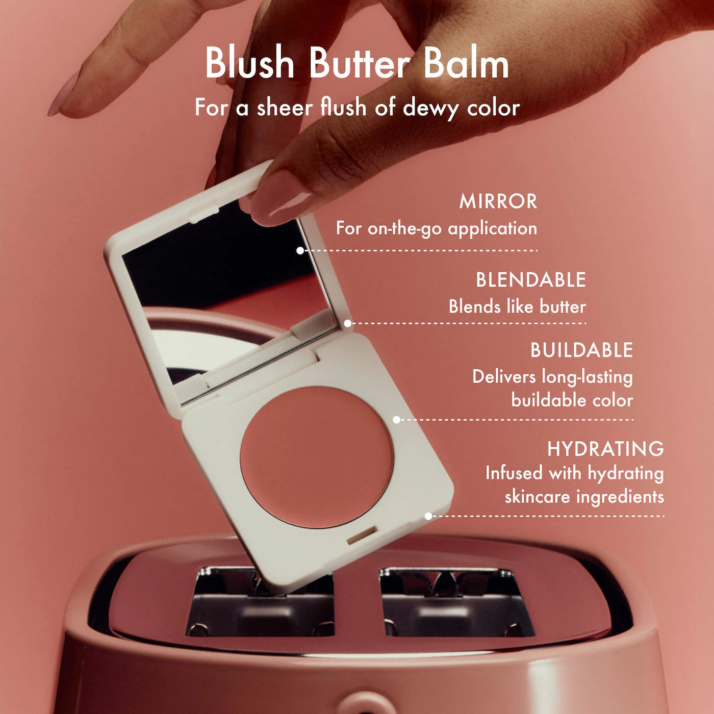 Summer Fridays Blush Butter Balm Hydrating Cream Blush | Toasted Terracotta