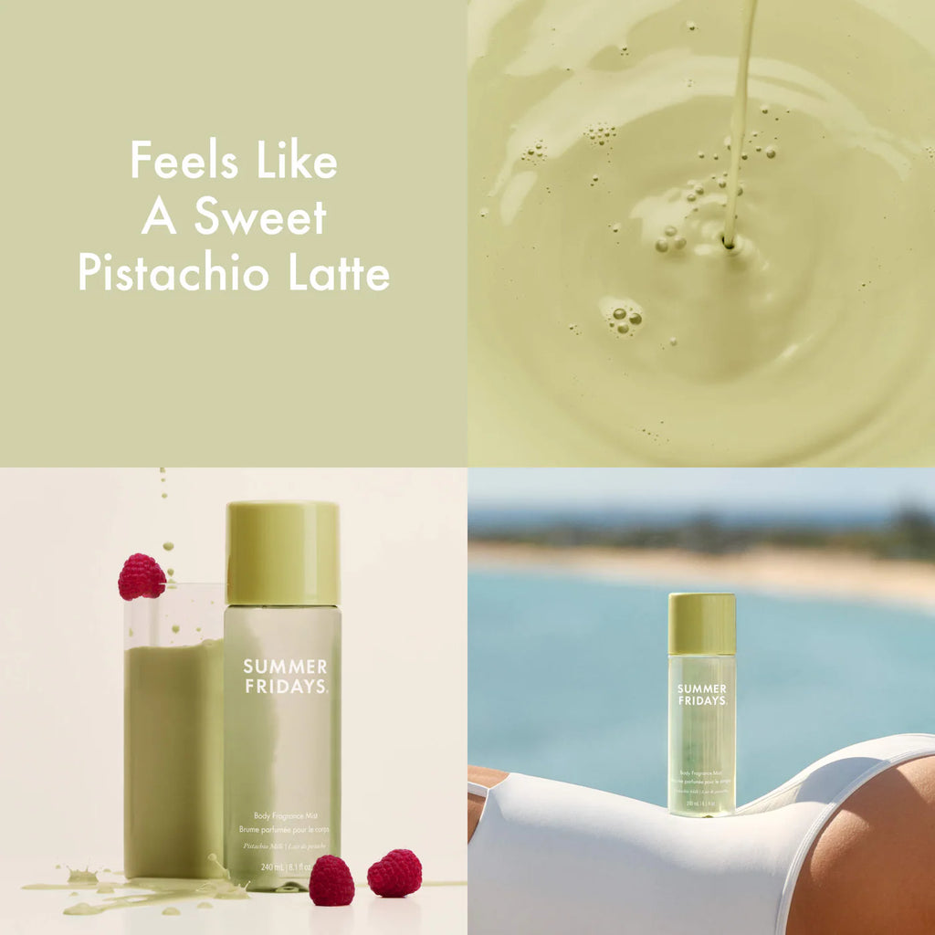 Summer Fridays Hair + Body Fragrance Mist 90 ml / 3.0 oz | Pistachio Milk
