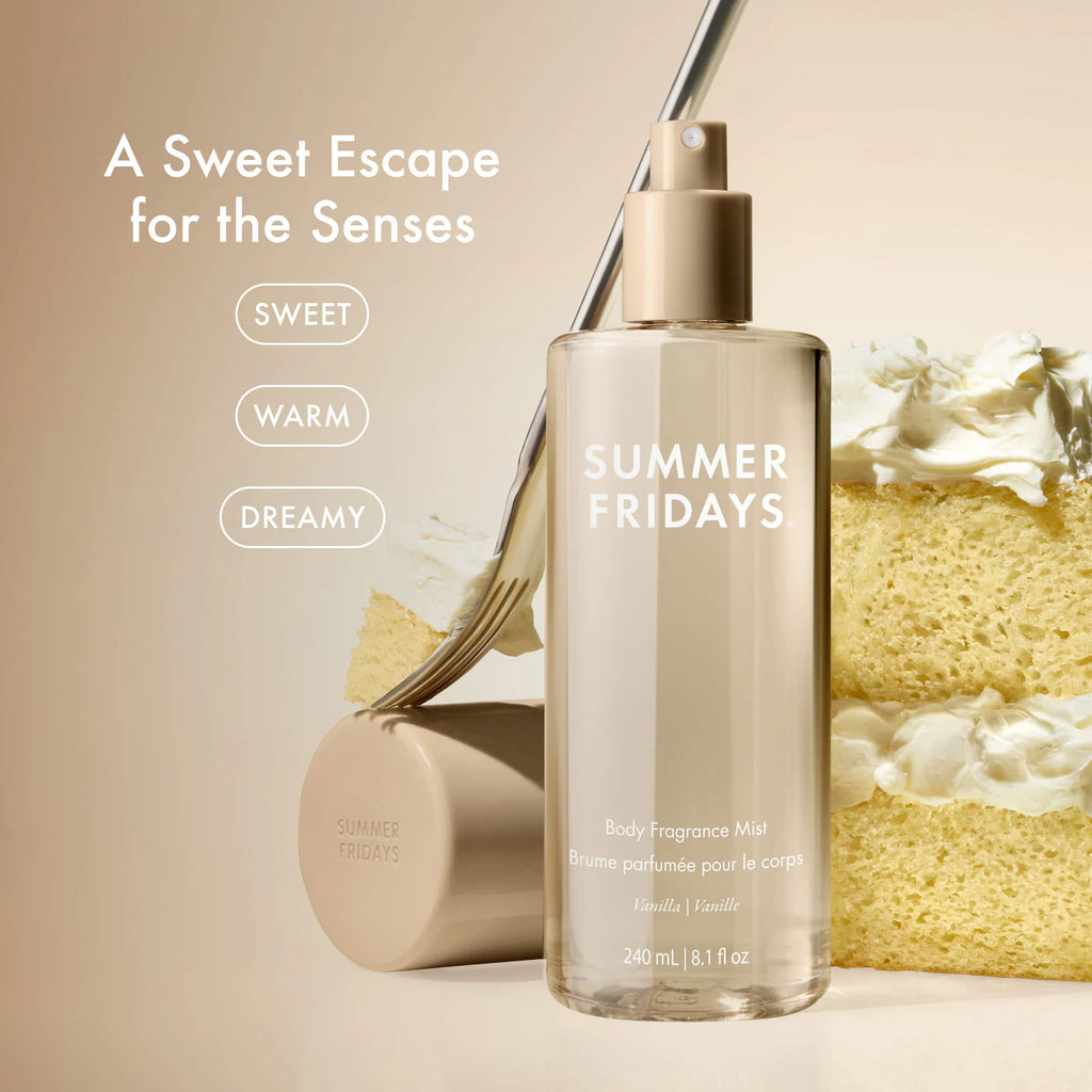 Summer Fridays Hair + Body Fragrance Mist 90 ml / 3.0 oz | Vanilla