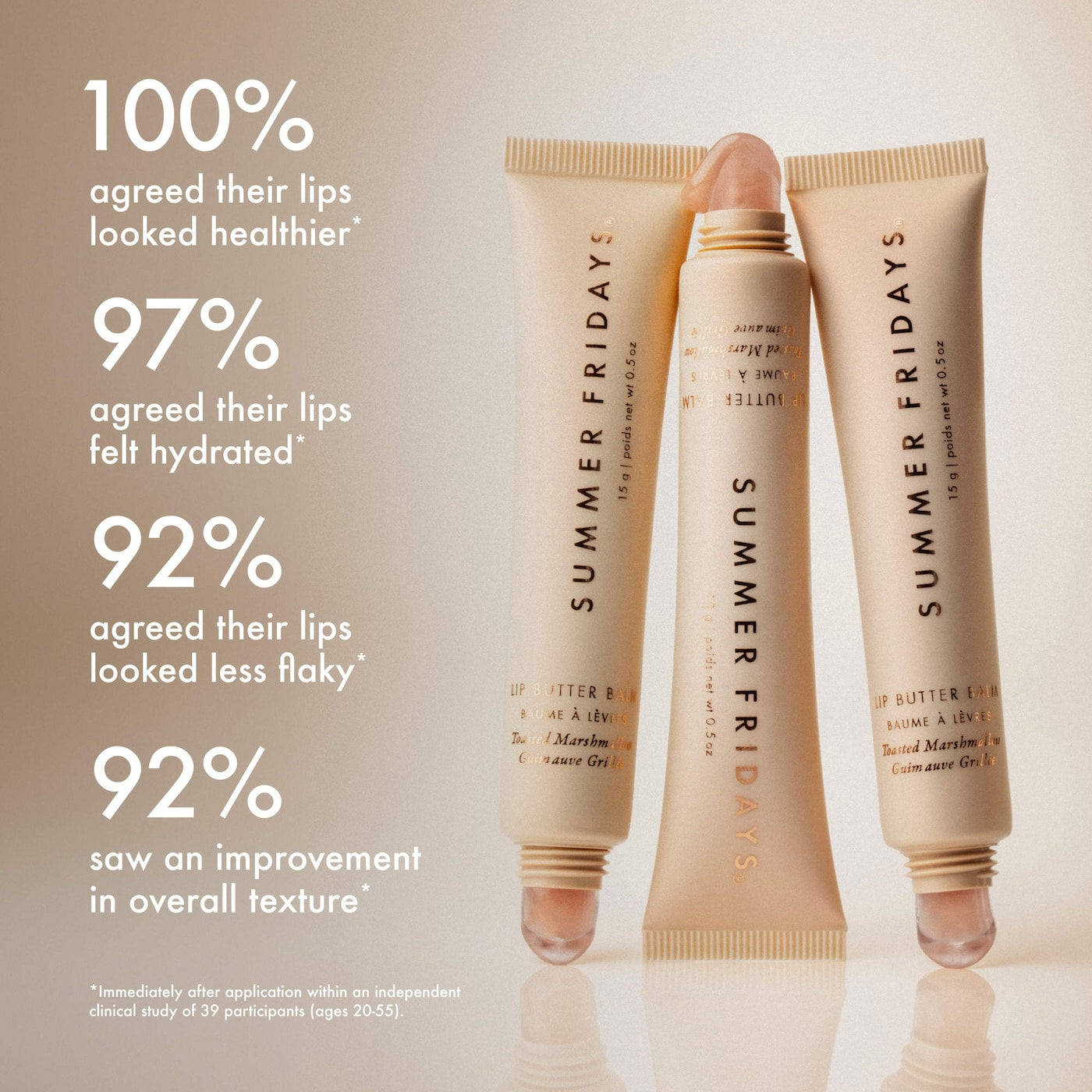 Summer Fridays Lip Butter Balm | Toasted Marshmallow