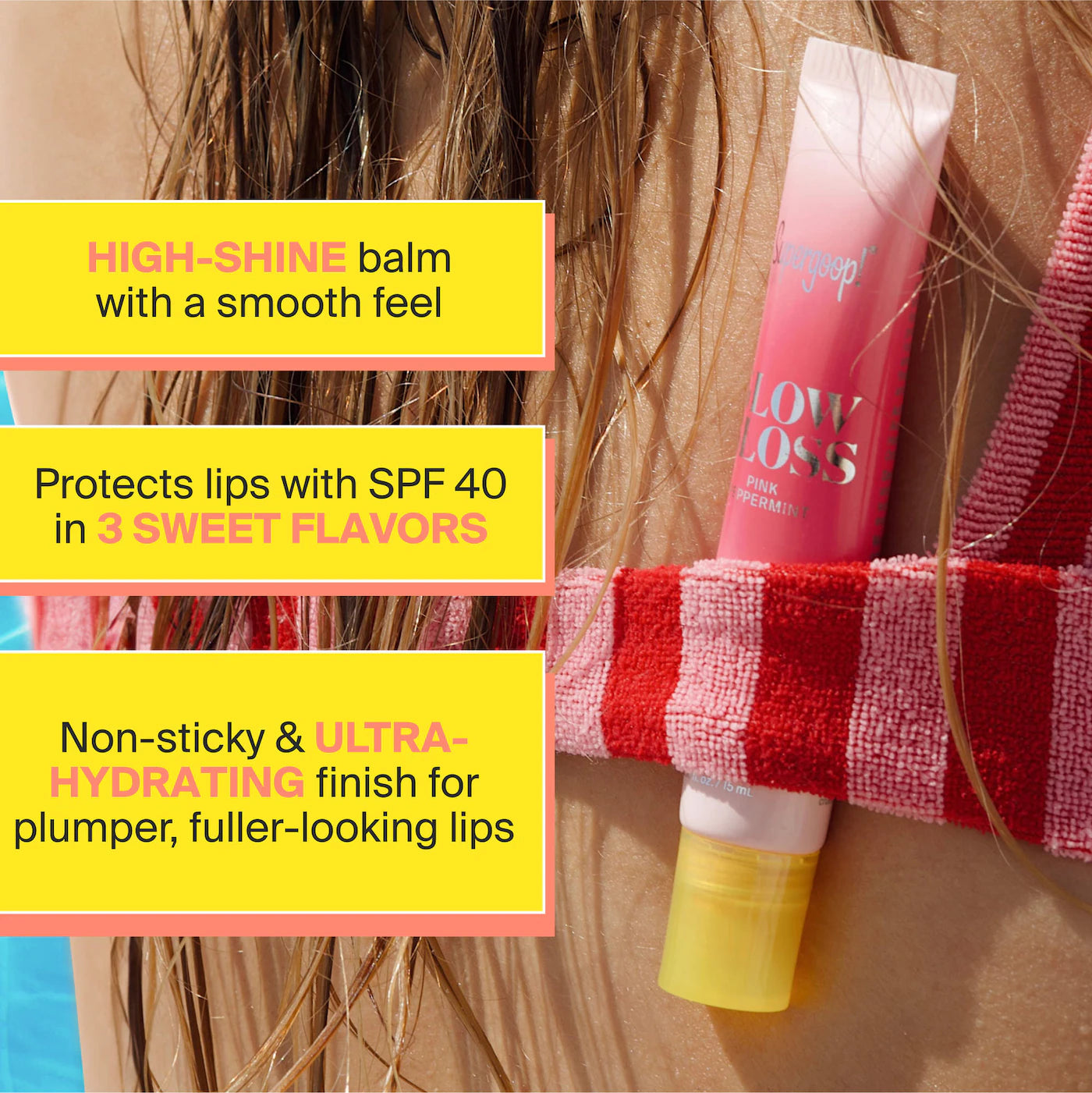 Supergoop! Glow Gloss SPF 40 Lip Balm | Vanilla Soft Serve