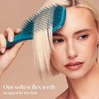 Tangle Teezer The Complete Carebrush for Fine Hair | Radiant Teal