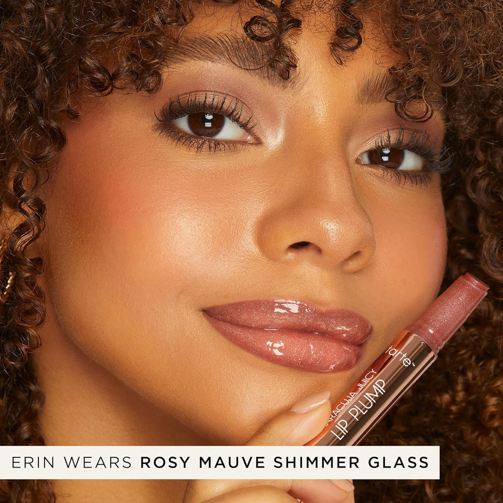 Tarte Maracuja Juicy Lip Plump | Rosy Copper Shimmer Glass