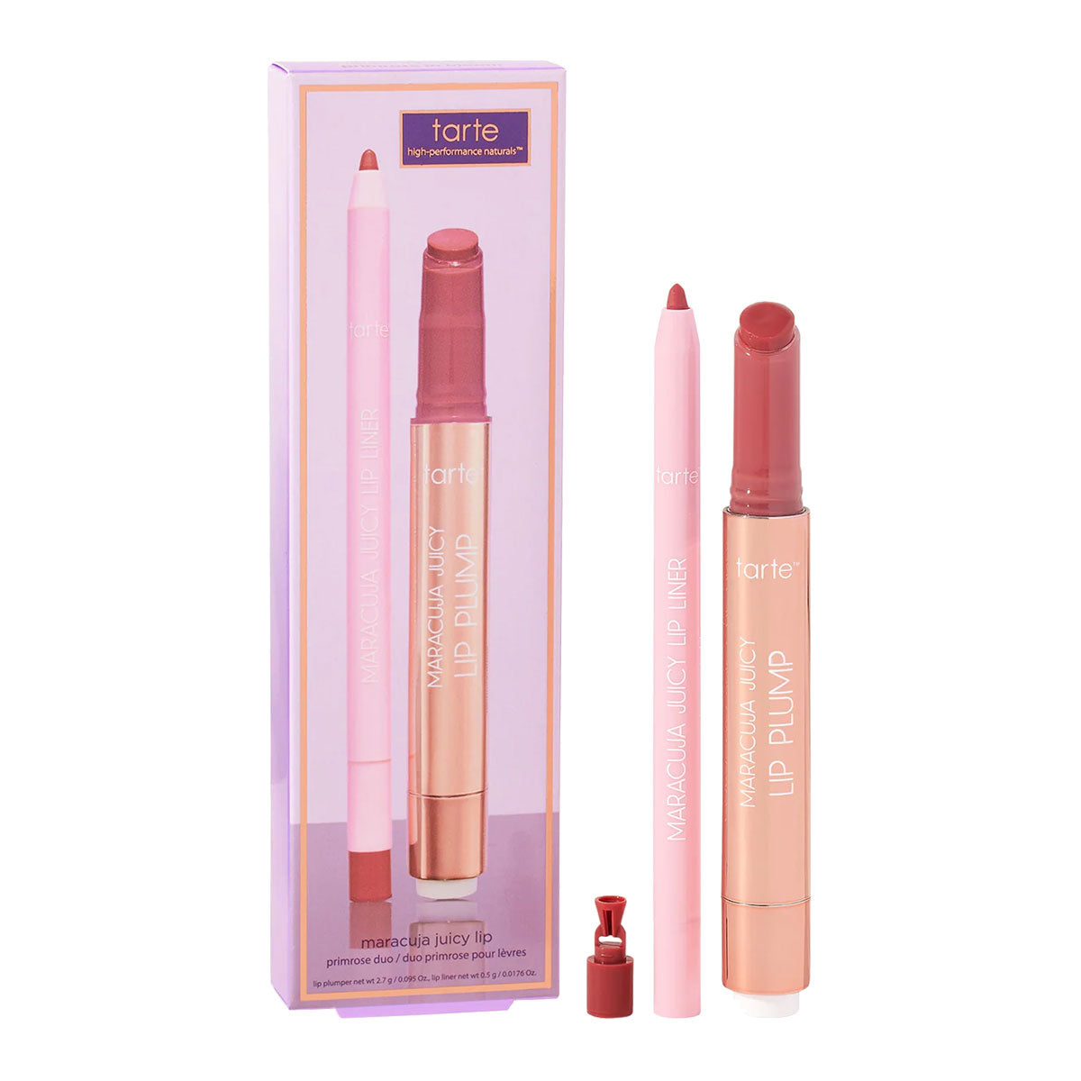 Tarte Maracuja Juicy Lip Hydrating Plump Gloss Primrose Duo | Primrose in Bloom