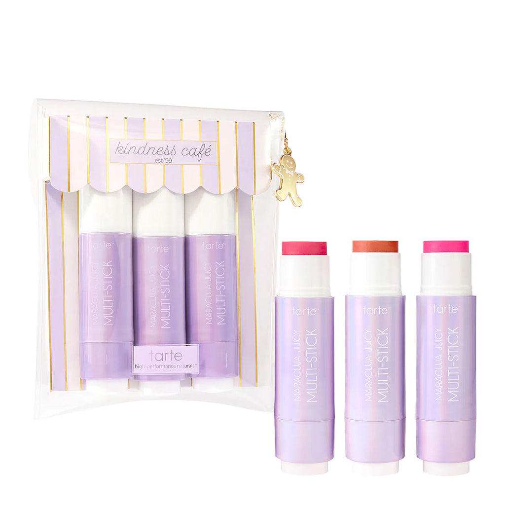 Tarte Cheek Soufflé Maracuja Juicy Blush & Lip Multi-stick Trio