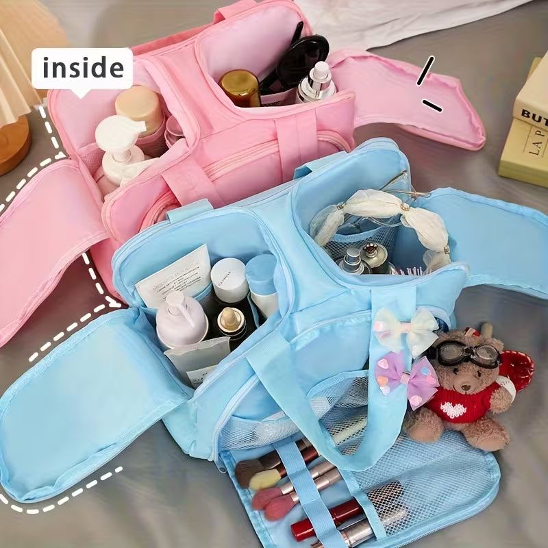 There For You Travel Toiletry Bag Large | Baby Blue