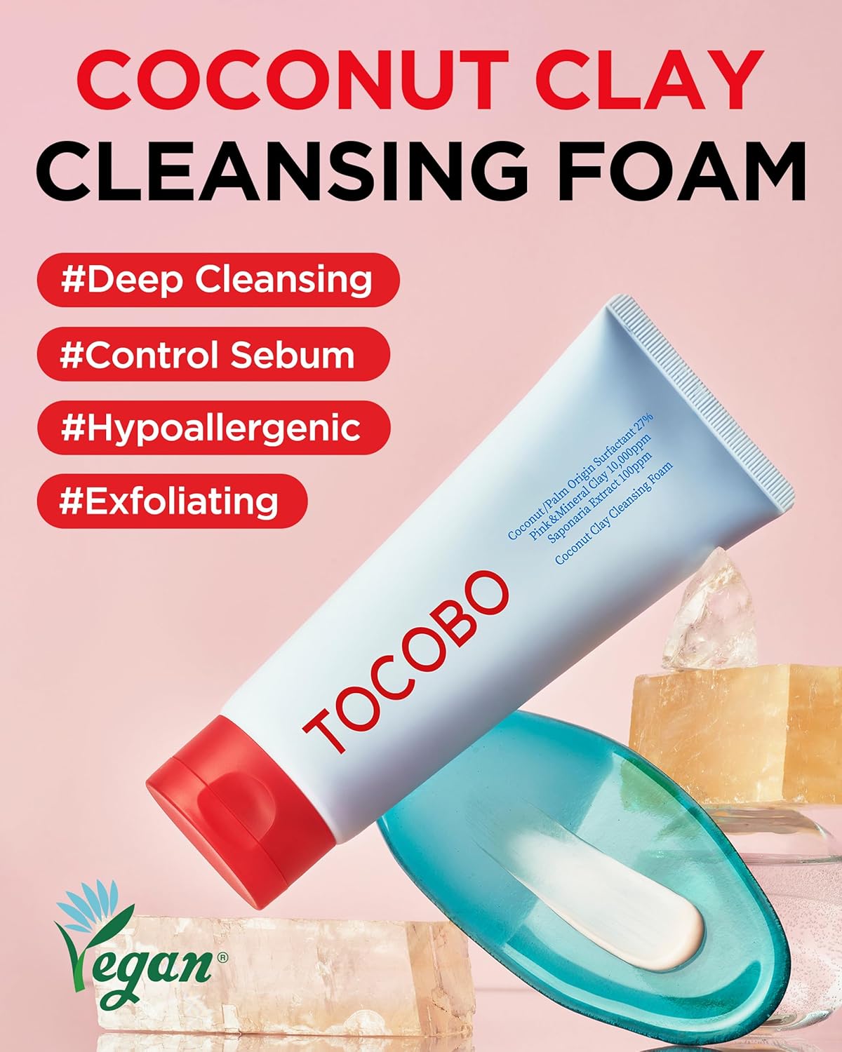 Tocobo Coconut Clay Cleansing Foam 150 ml