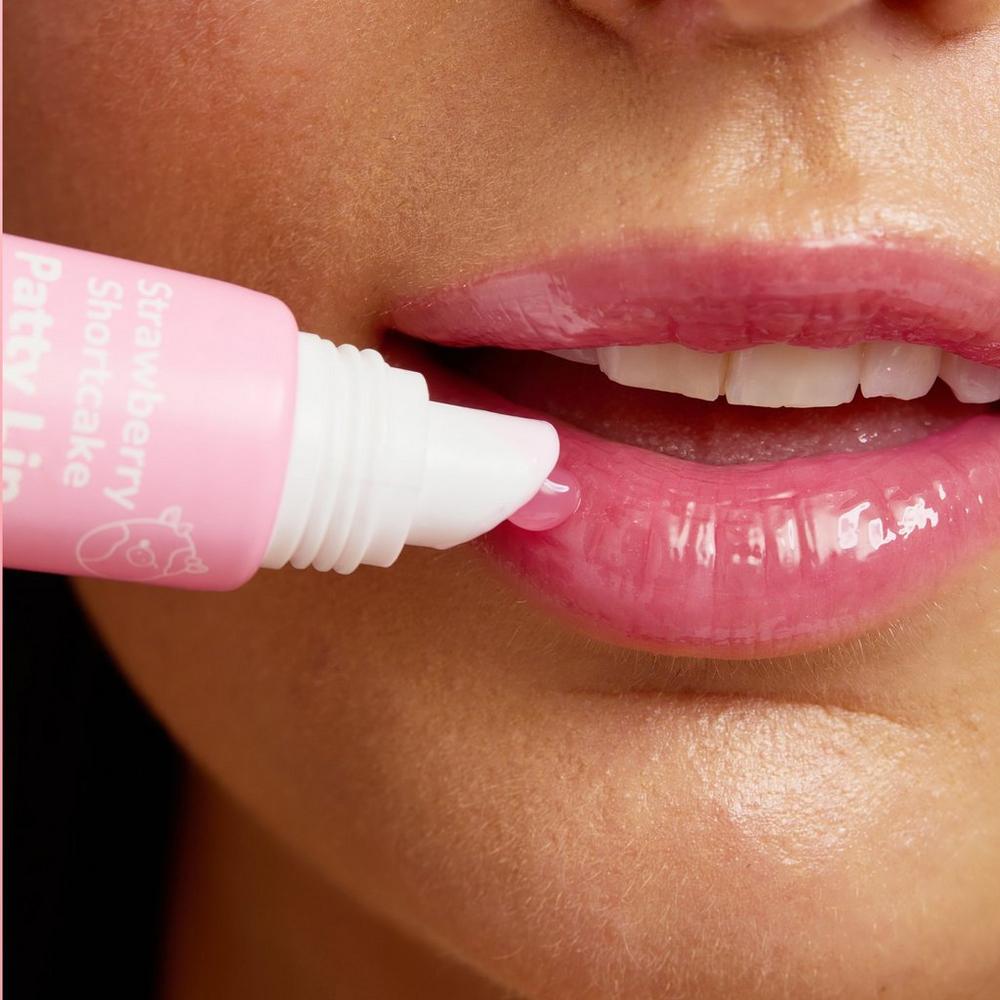 Tonymoly Squishmallows Key Chain High Shine Lip Gloss | Strawberry Shortcake