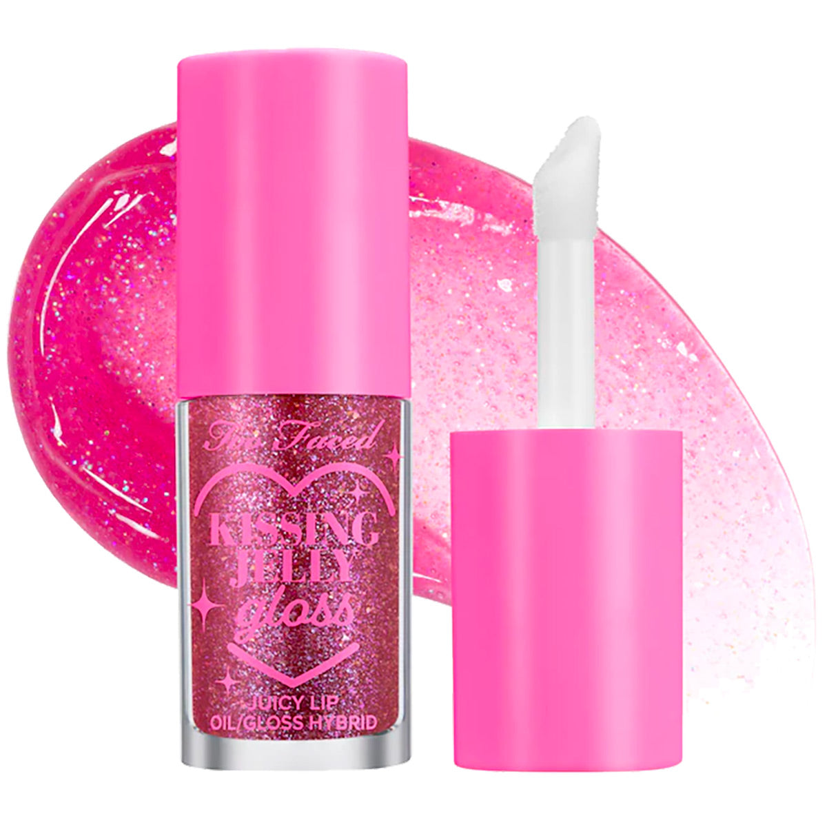 Too Faced Kissing Jelly Gloss Juicy Lip Oil Gloss Hybrid | Grape Soda