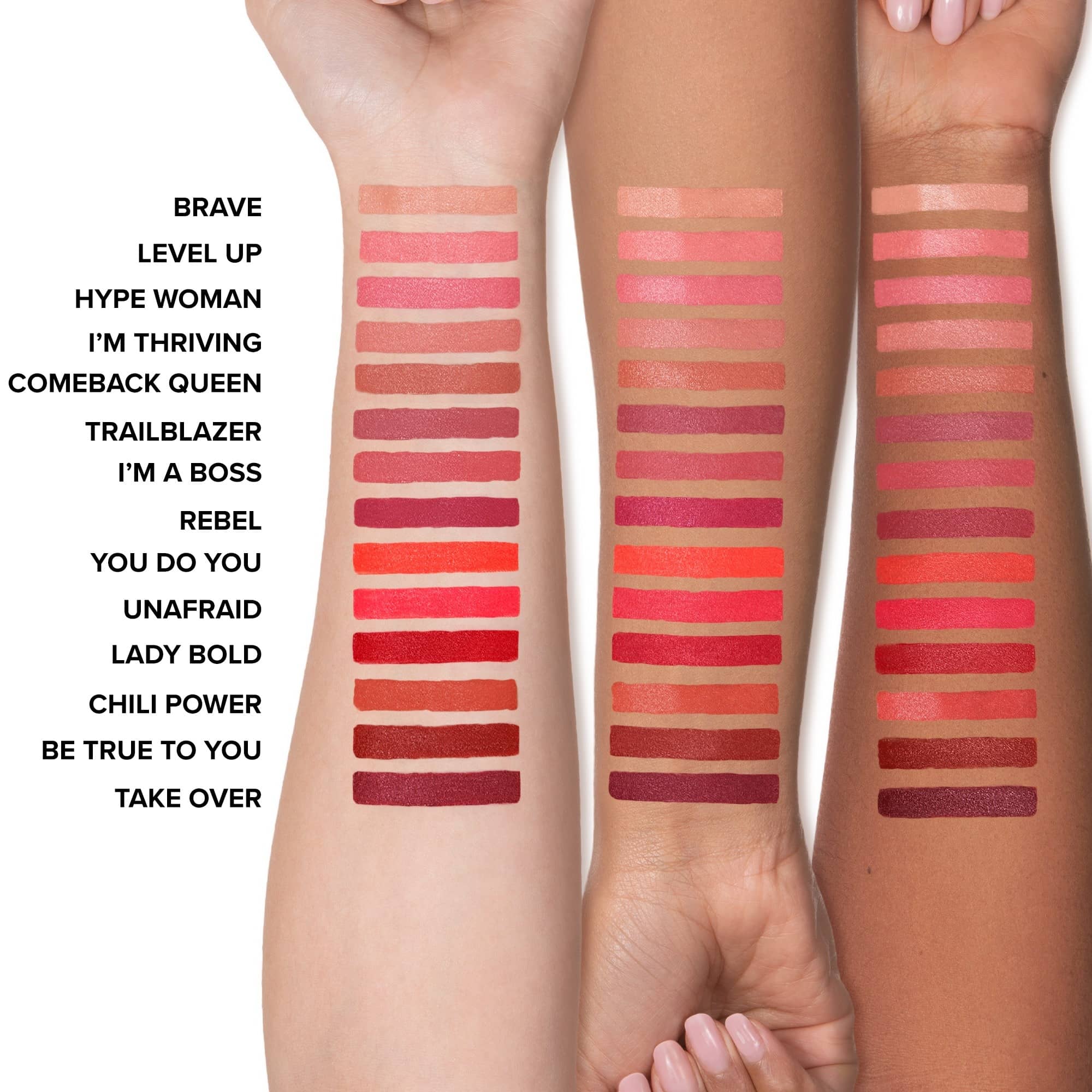 Too Faced Lady Bold Em-Power Pigment Lipstick | Brave <3