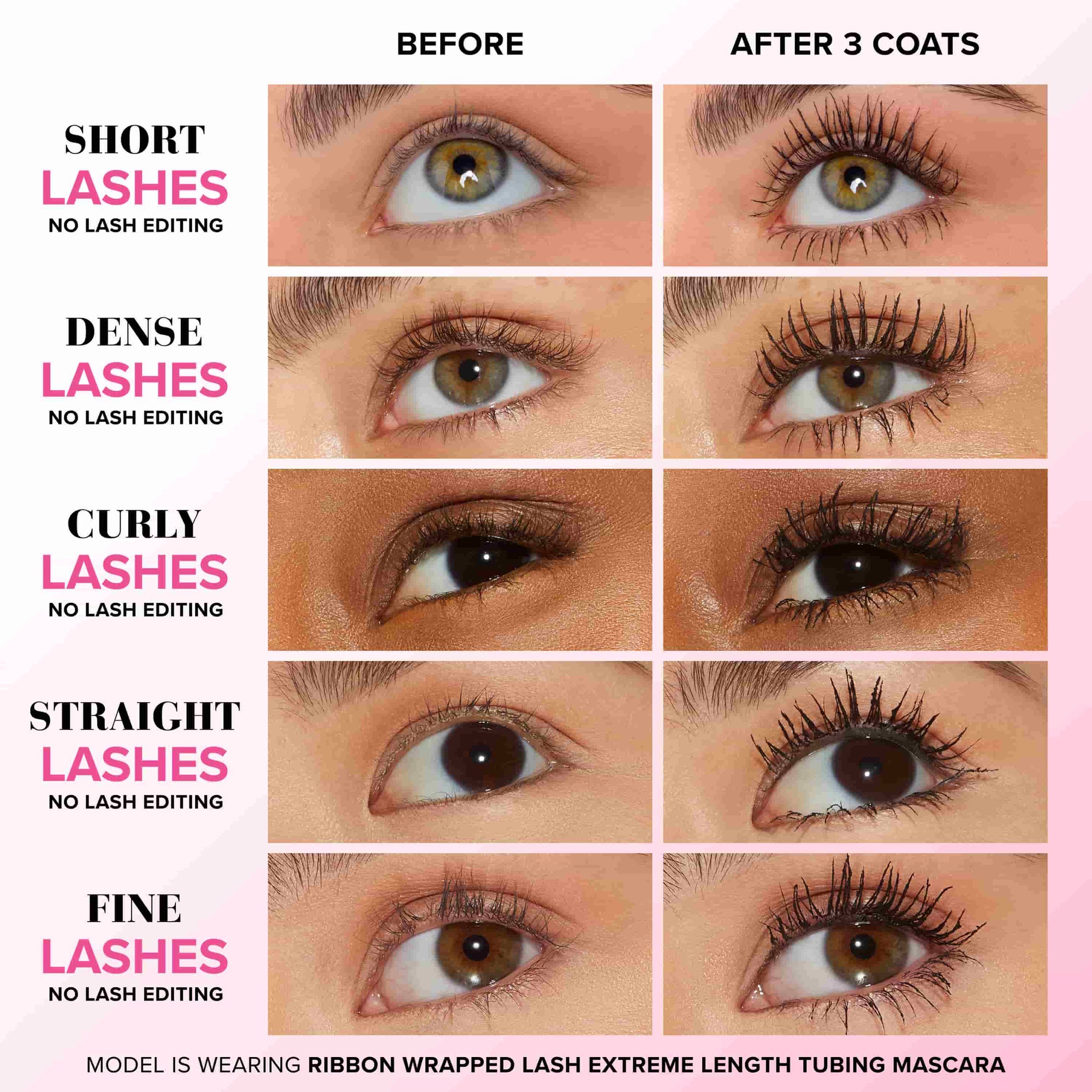 Too Faced Ribbon Wrapped Lash Extreme Lengthening Tubing Mascara Mini 4.7 ml / 0.16 oz
