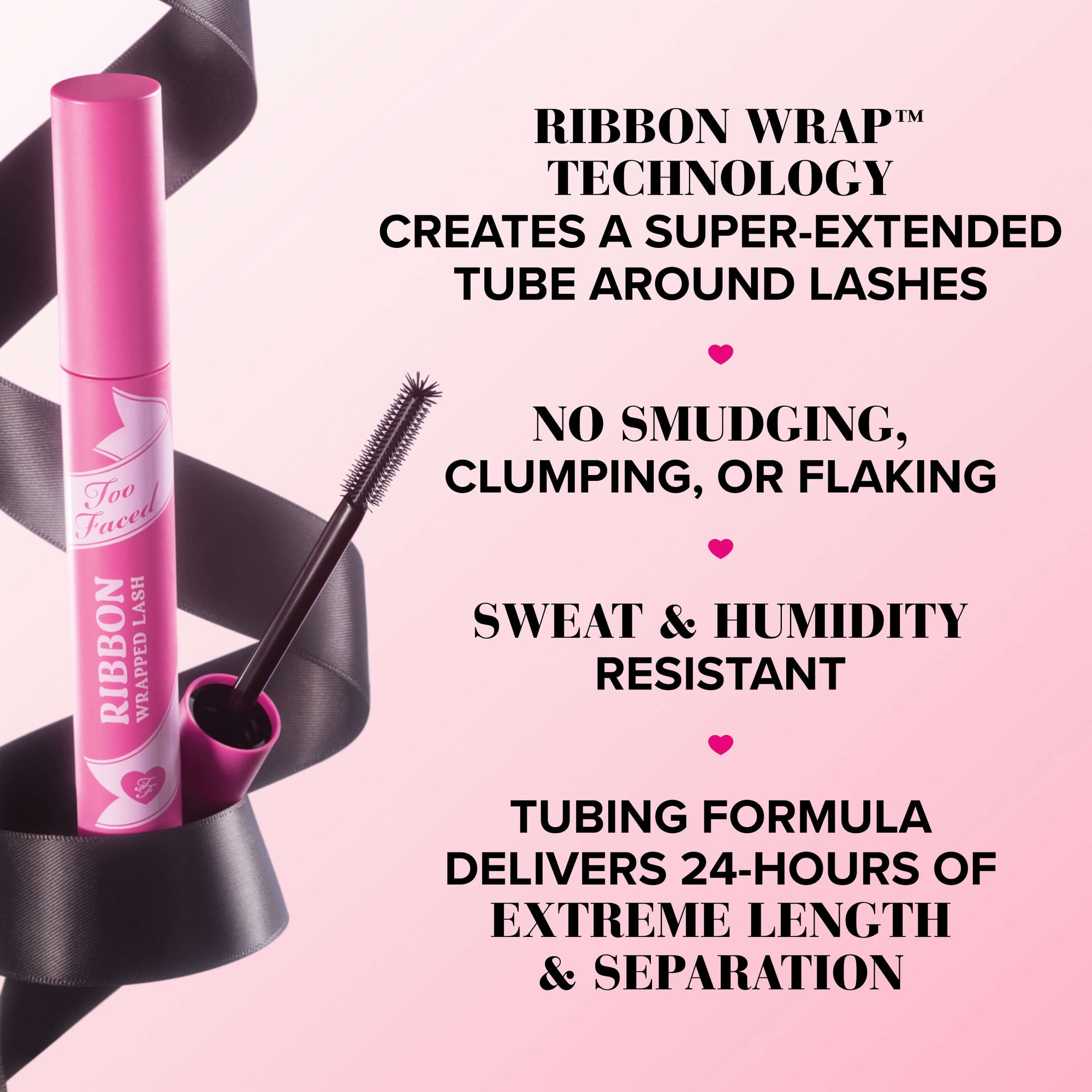 Too Faced Ribbon Wrapped Lash Extreme Lengthening Tubing Mascara Mini 4.7 ml / 0.16 oz