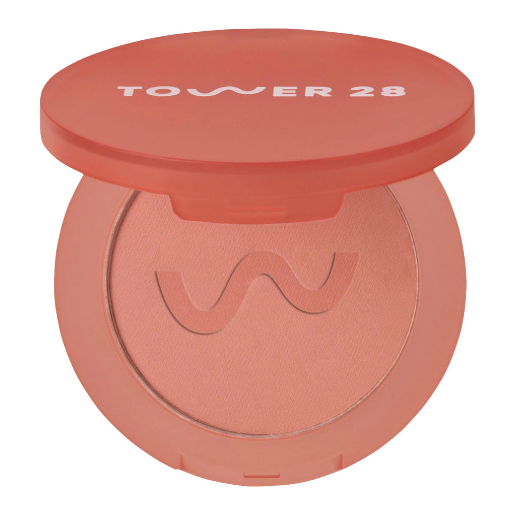 Tower 28 GetSet Blur + Set Matte Powder Blush | Long Beach Iced Tea