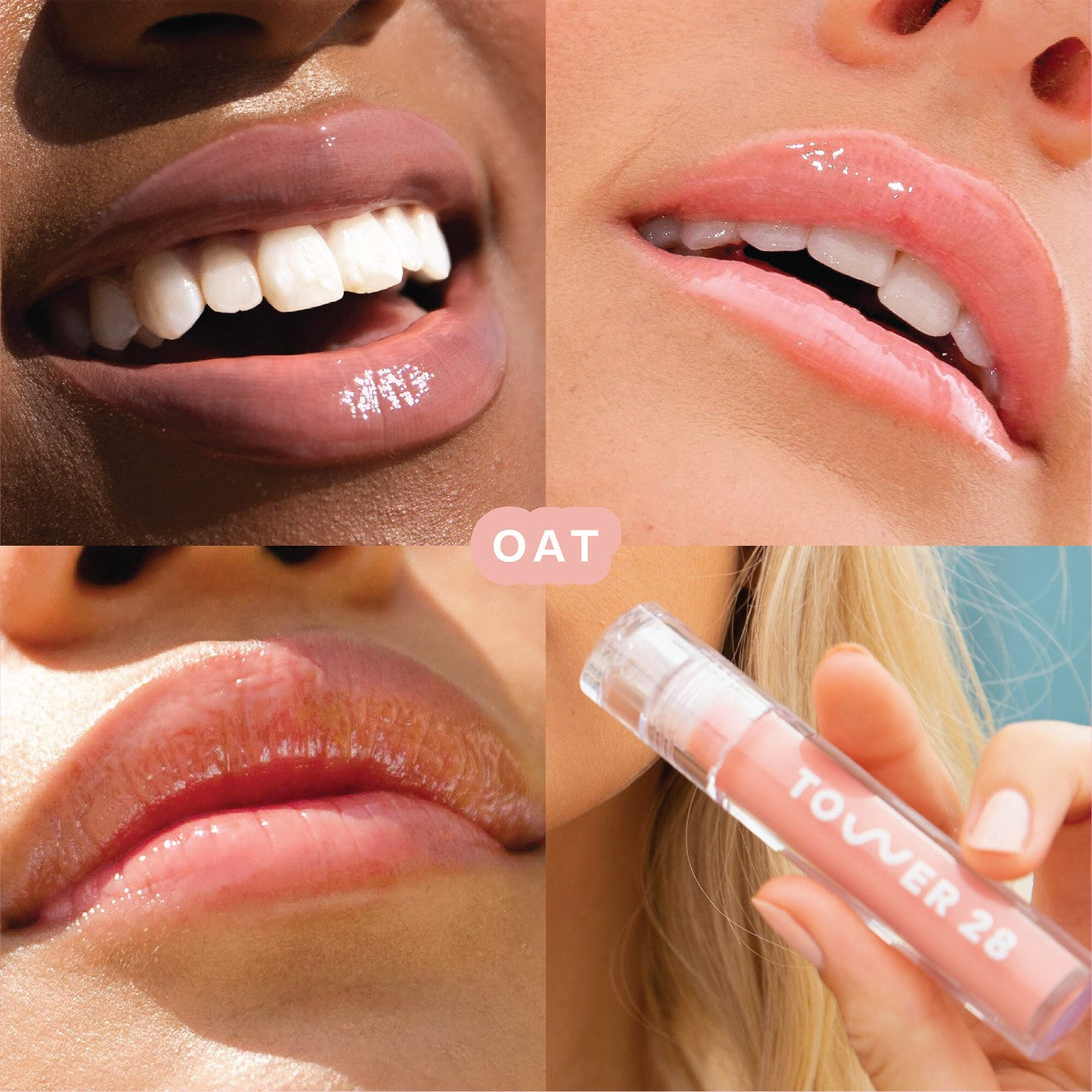 Tower 28 ShineOn Milky Lip Jelly Gloss | Oat