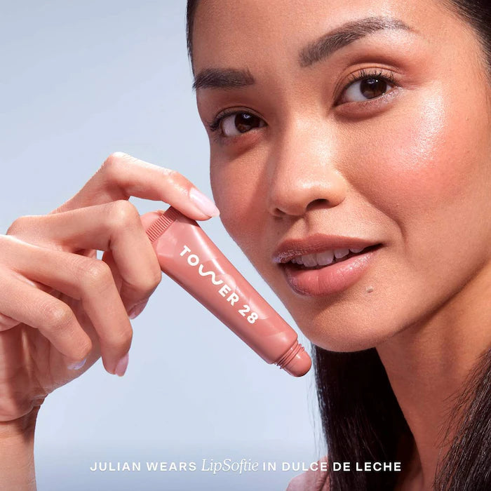 Tower 28 LipSoftie Hydrating Tinted Lip Treatment Balm | Dulce de Leche
