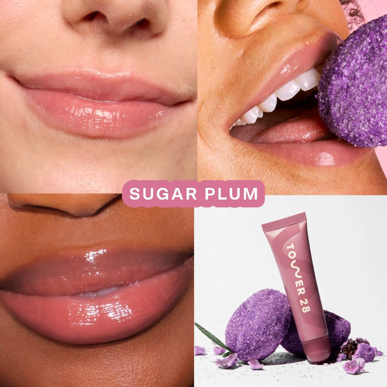 Tower 28 LipSoftie Hydrating Tinted Lip Treatment Balm | Sugar Plum