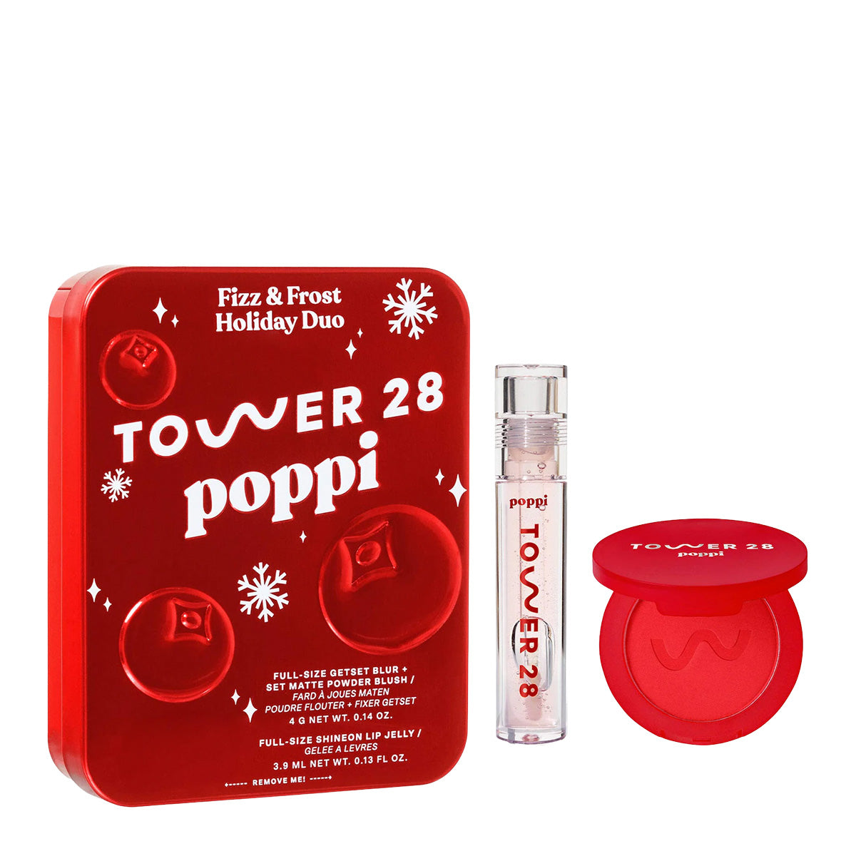 Tower 28 Beauty x poppi Fizz + Frost Holiday Duo