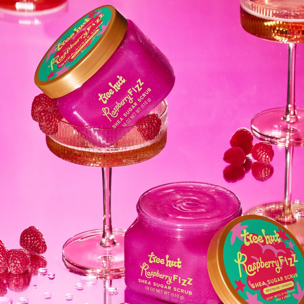 Tree Hut Raspberry Fizz Shea Sugar Scrub 510 g / 18 oz