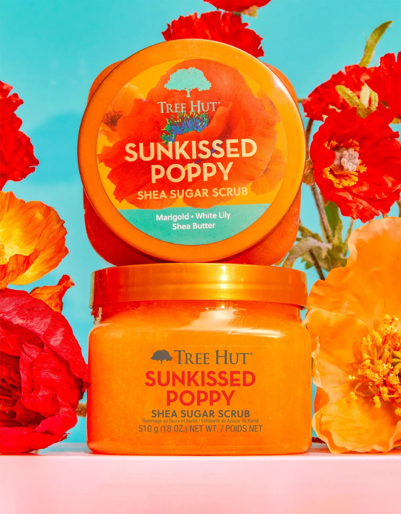 Tree Hut Shea Sugar Scrub Sunkissed Poppy 510 g / 18 oz